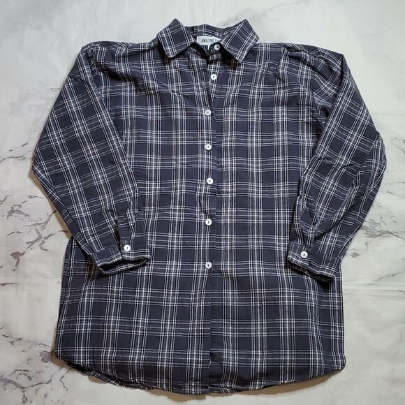 Amazing Lace Cute Girl Cute Oversized Flannel Romper - Picture 1 of 7